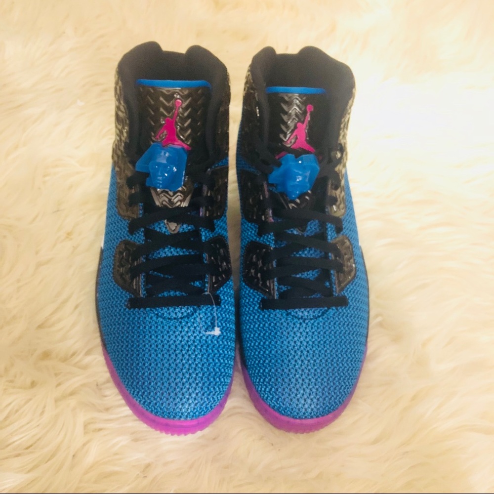 Nike Air Jordan Spike Blue Basketball Sneakers 13 - Picture 5 of 7